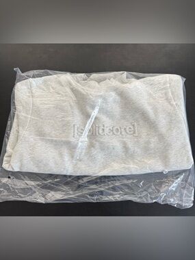 Solidcore Solidays 2025 Gray Mock Neck Pullover Sweatshirt Size M